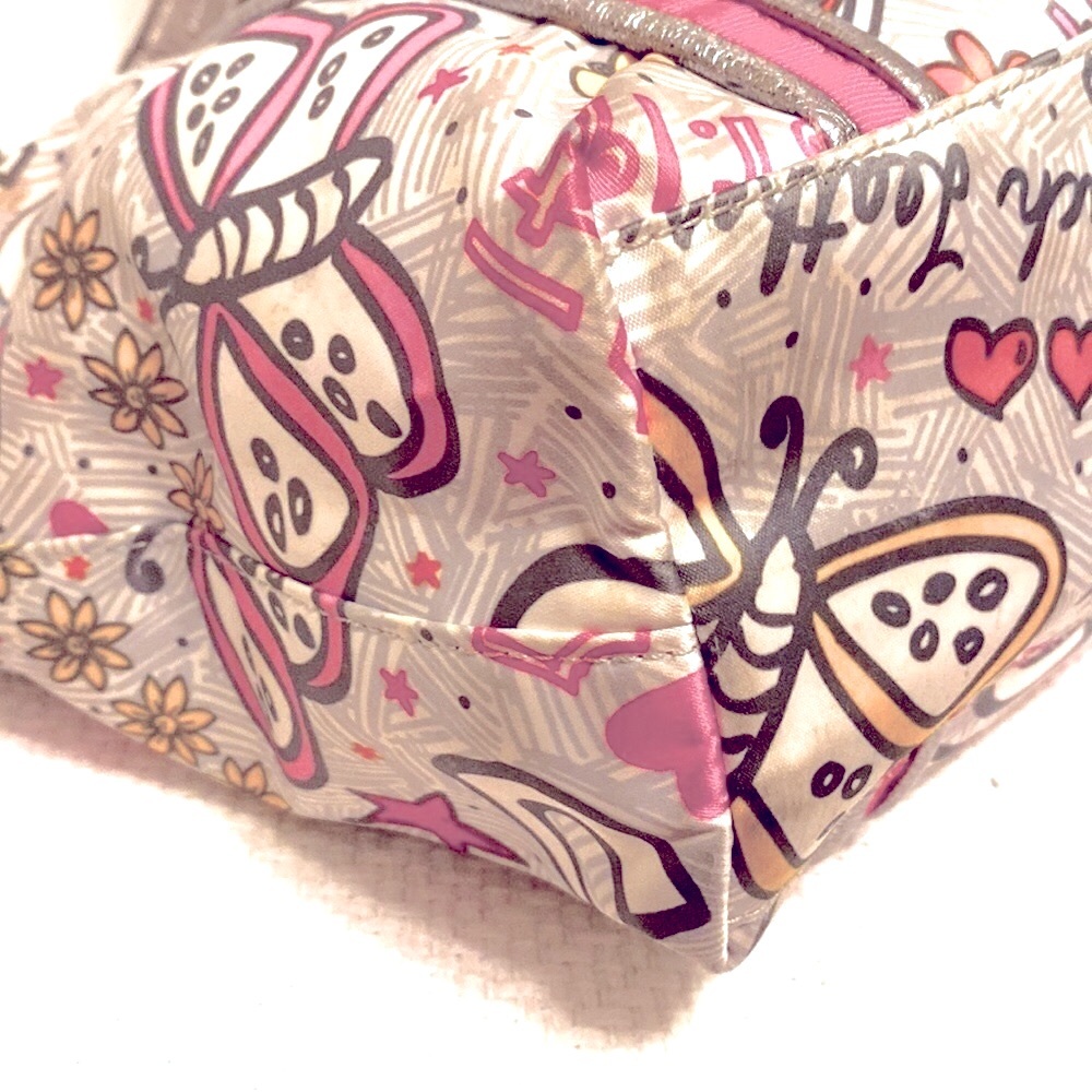 💕Coach Legacy Butterfly Floral Tea Rose Daisy Signature Shoulder Like New!!! - Picture 7 of 12